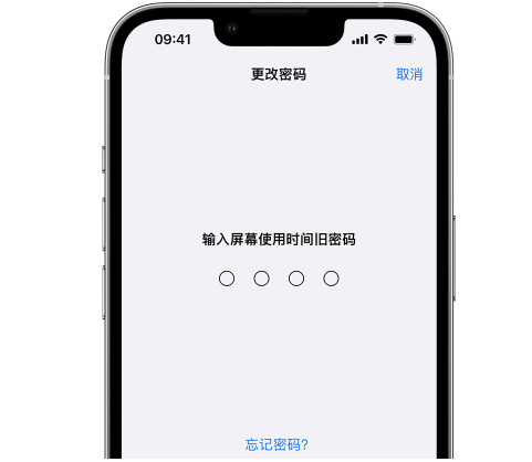 麦积iPhone屏幕维修分享iPhone屏幕使用时间密码忘记了怎么办 