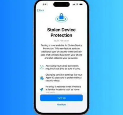 麦积苹果授权维修店分享被盗设备保护功能开启方法 