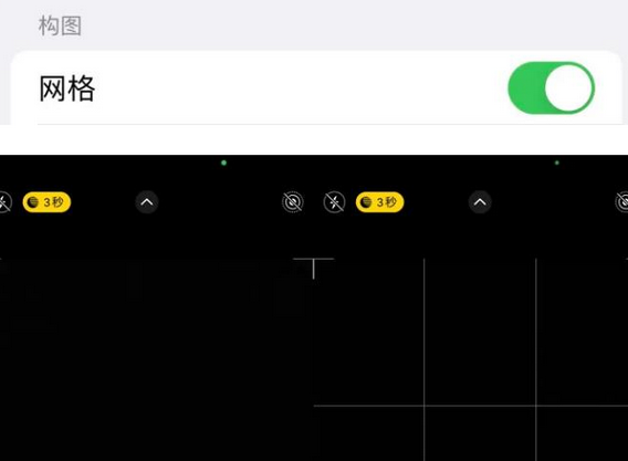 麦积苹果手机维修网点分享iPhone如何开启九宫格构图功能