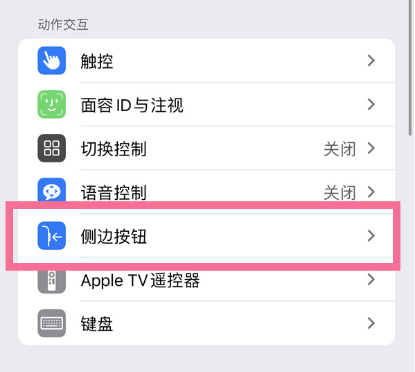 麦积苹果14维修店分享iPhone14 Plus侧键双击下载功能关闭方法 